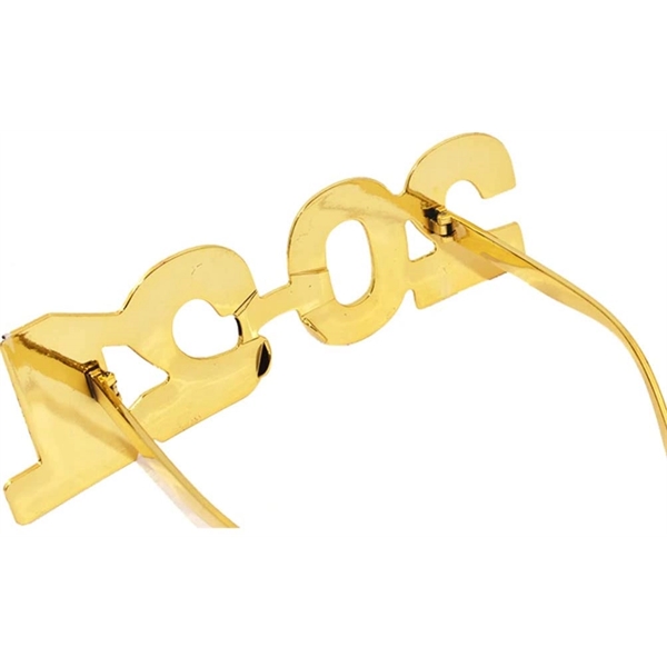 Novelty 2021 Beaded New Year Promotional Sunglasses - Image 2