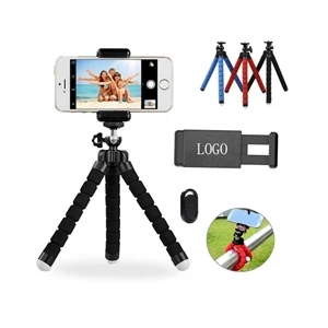 Universal Tripod + Wireless Shutter for Smartphones and Tabl