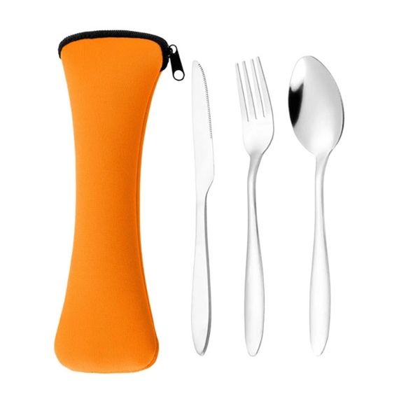 Stainless Steel Tableware Kit & Knife Fork Spoon - Image 5