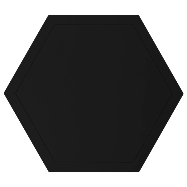3 1/2'' Hexagon Shaped Silicone Coaster - Image 5