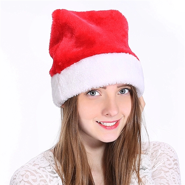 Christmas Velvet Santa Hat - Image 1