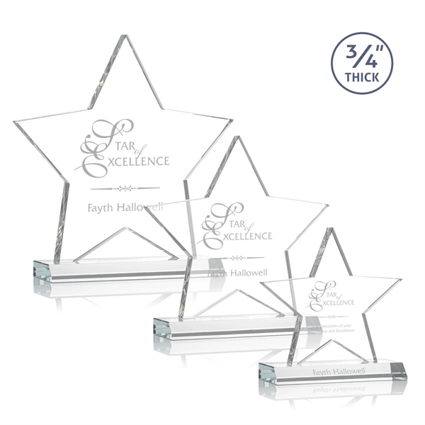 Chippendale Star Award - Clear - Image 1