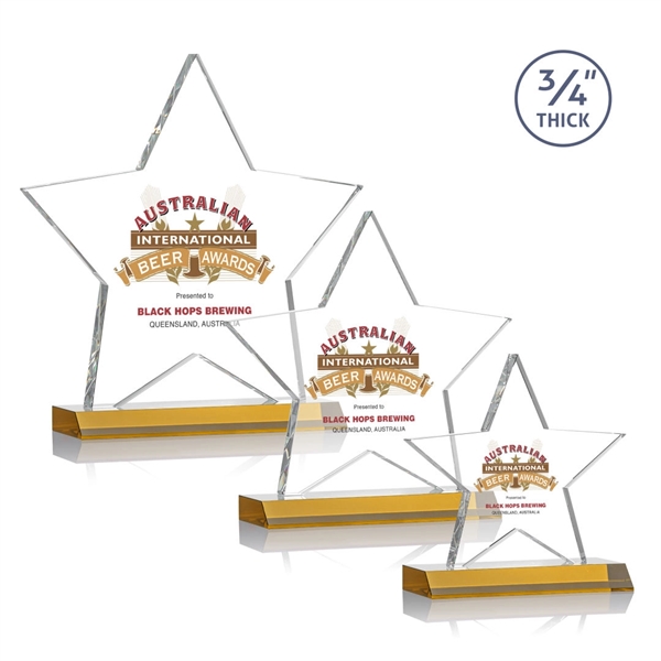 Chippendale VividPrint™ Award - Amber - Image 1