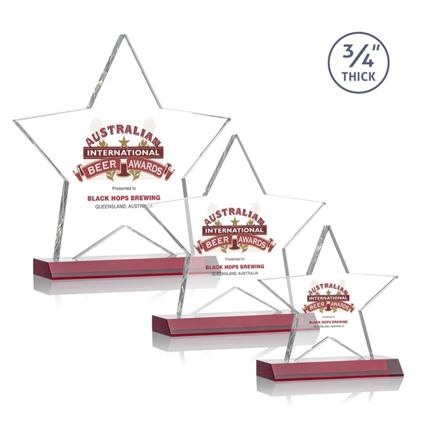 Chippendale VividPrint™ Award - Red - Image 1
