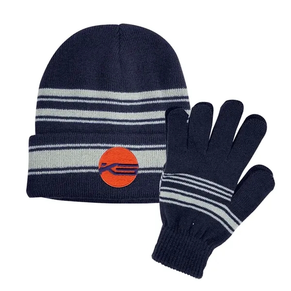 Cuff Beanie And Gloves Set - Image 4