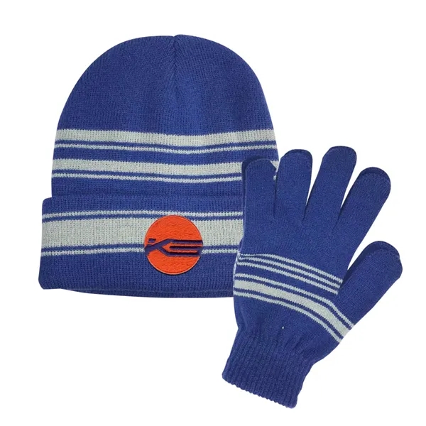 Cuff Beanie And Gloves Set - Image 8
