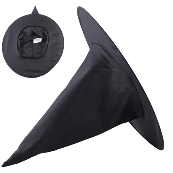 Black Halloween Witch Hat Party Hat - Image 2