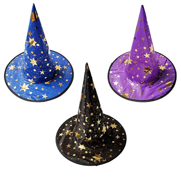 Colorful Party Hat Halloween Christmas Witch Hat      - Image 2