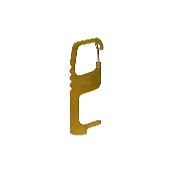 Antibacterial Touchless Brass Keytag - Image 3