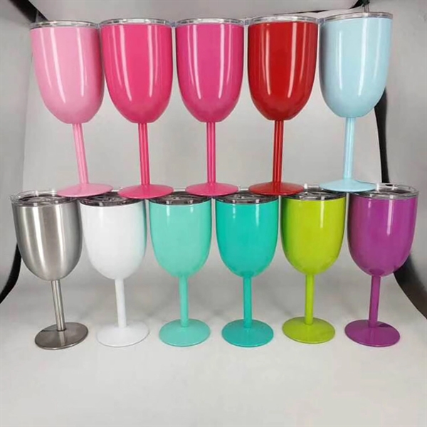 10oz Stainless Steel Wine Glass     - Image 3