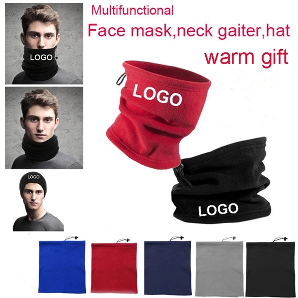 Multi-function Winter Neck Gaiter, Face Mask, Hat - Image 1