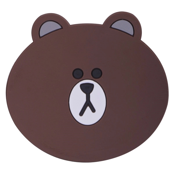 Bear Design Silicone Coaster - Image 2