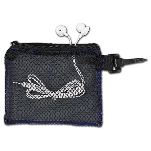 TechMesh Charge Mobile Tech Earbud and Charger Kit in Pouch - Image 9