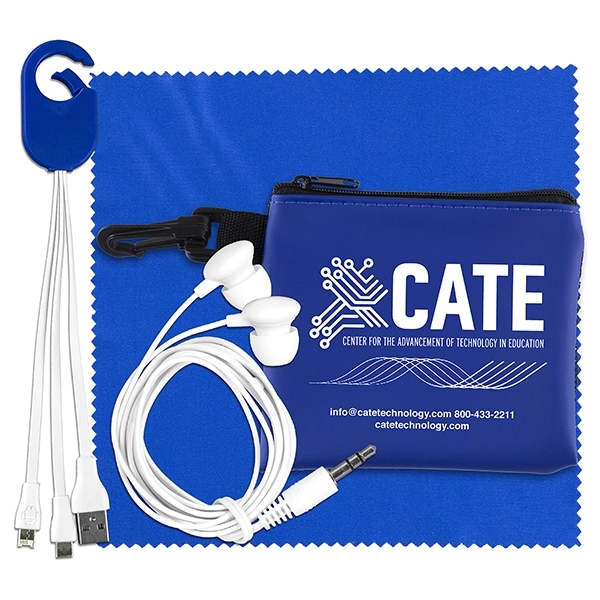 TechMesh Hang Tunes Mobile Charging Kit with Earbuds & Cable - Image 2