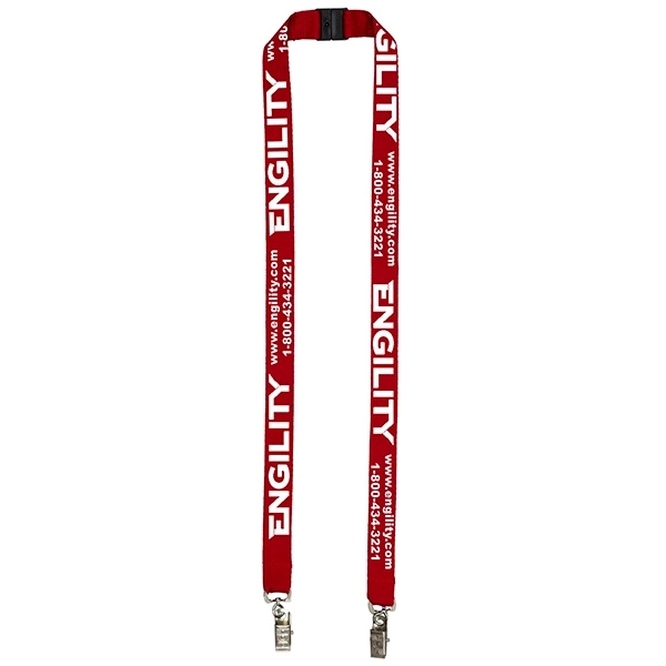 3/4" Dual Attachment Lanyard with Breakaway Safety Release - Image 2