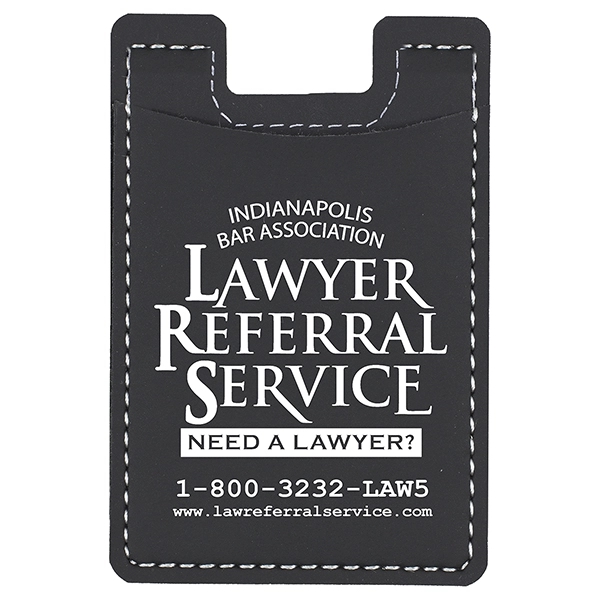 Executive Leatherette Cell Phone Wallet - Image 1