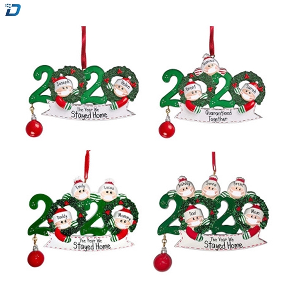 Family Christmas Tree Hanging Pendant - Image 1