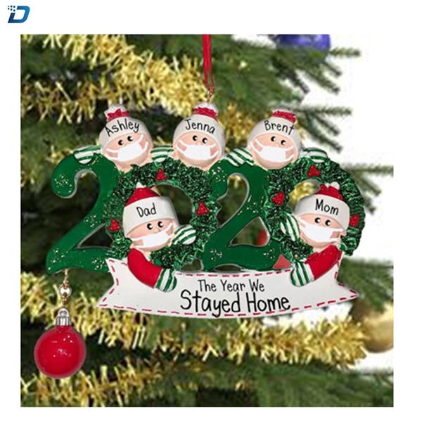 Family Christmas Tree Hanging Pendant - Image 3