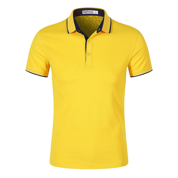 Custom Personalized Polo T-shirt Cotton Golf Polo Shirt - Image 3