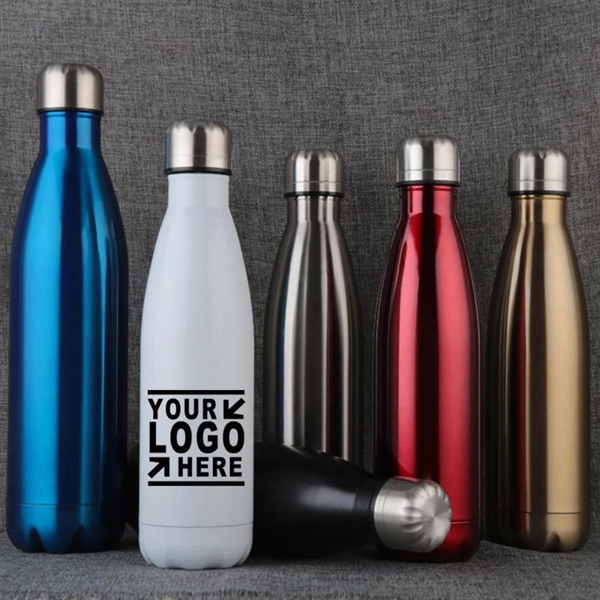 17oz Double Wall Insulated Stainless Steel Water Bottle