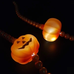 LED Pumpkin Necklace    