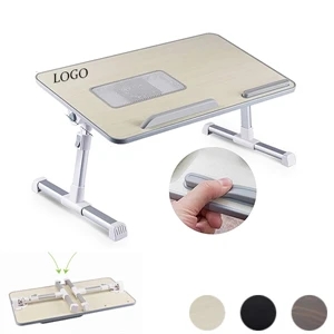 Foldable Laptop Desk, Bed Tray With Cooling Fan(Larger)