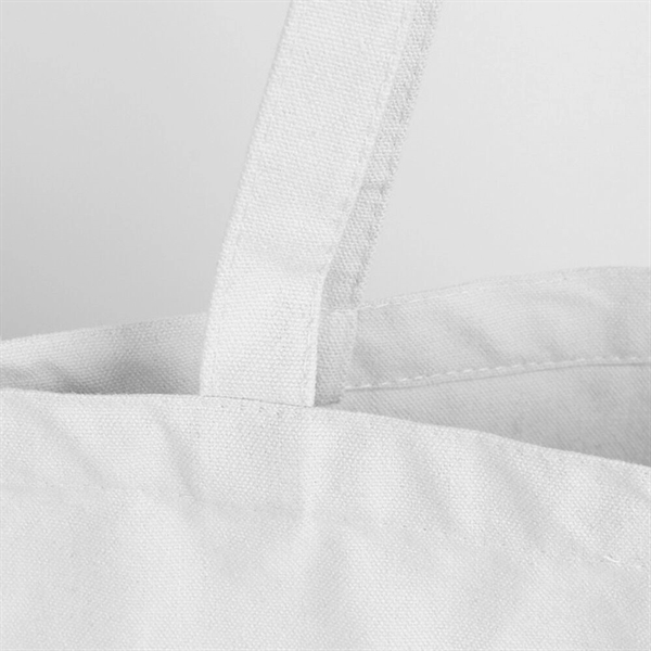 Natural Cotton Canvas Tote Bag (13 3/8" W x 15 3/4" H) - Image 6