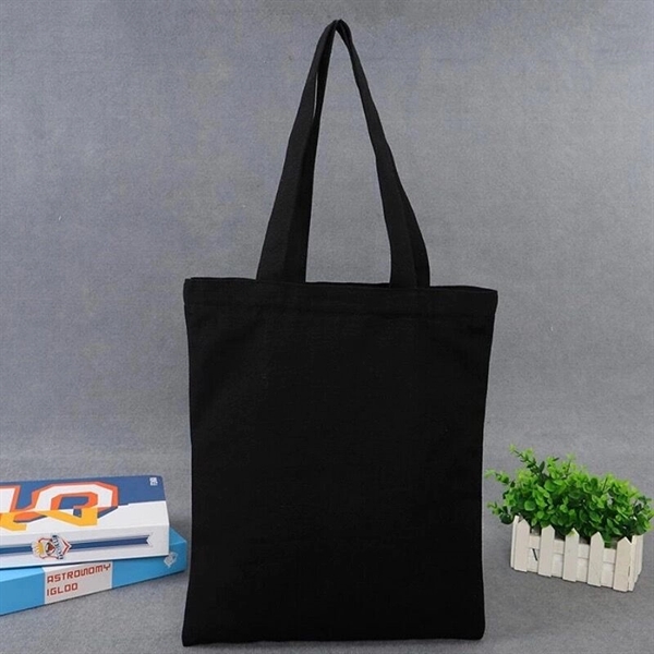 Natural Cotton Canvas Grocery Tote (13 3/8" W x 15 3/4" H) - Image 1