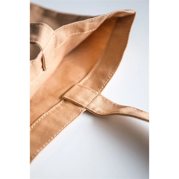 Natural Cotton Canvas Tote Bag (13 3/8" W x 15 3/4" H) - Image 4
