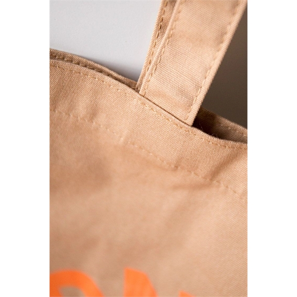 Natural Cotton Canvas Tote Bag (13 3/8" W x 15 3/4" H) - Image 5