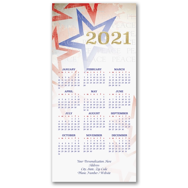 Peace in 2021 Calendar Card - Image 2