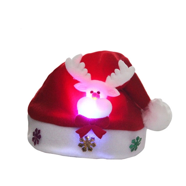 LED Kids Christmas Hat - Image 1