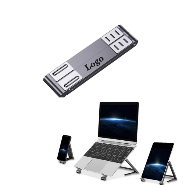 Foldable Portable Desktop Holder For Phone/Pad/Laptop - Image 1