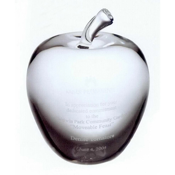 Smooth Apple Crystal Award