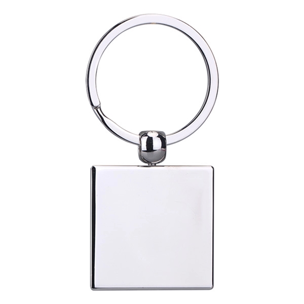 Square Metal Key Ring - Image 2