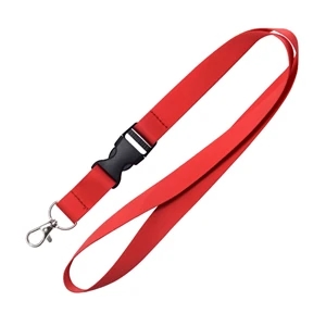Nylon ID Badge Neck Lanyard With Removable Buckle