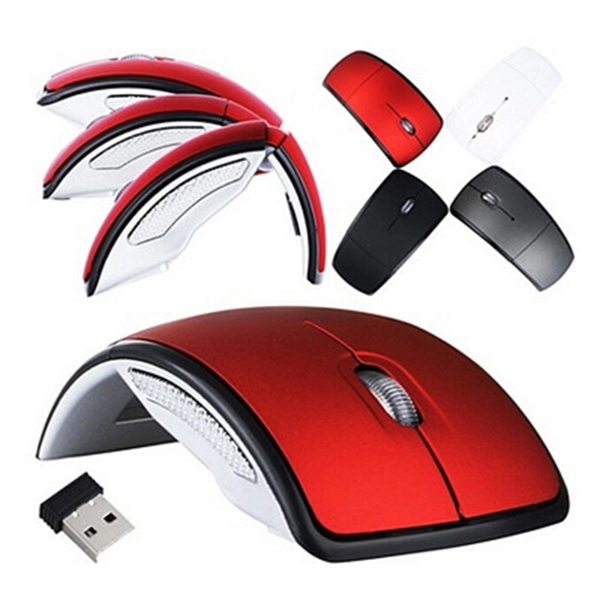 Foldable Computer USB Wireless Mouse      - Image 1