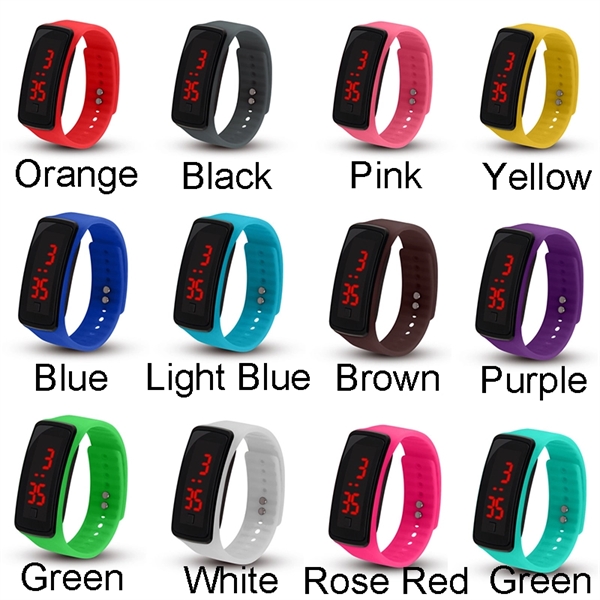 Silicone LED Sports Watch     - Image 2