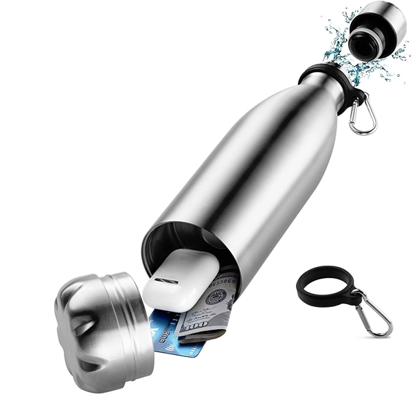 Vacuum Water Bottle with Diversion Safe - Image 1
