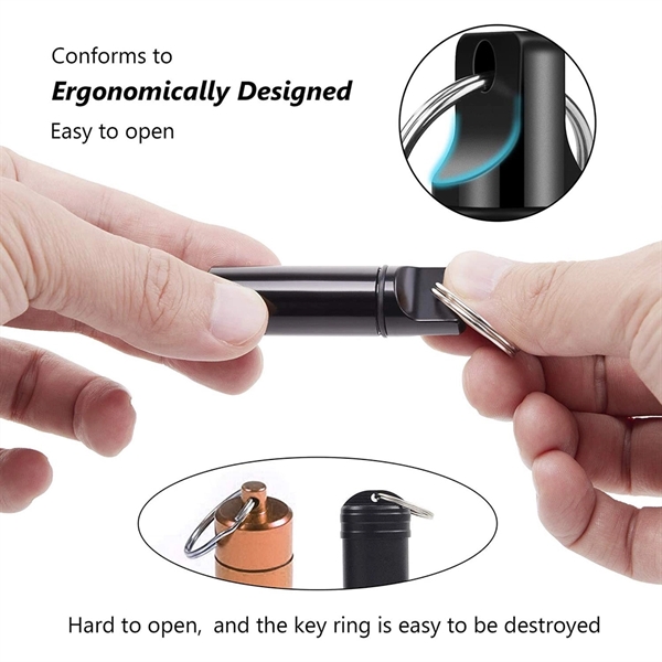 Keychain Small Pocket Pill Box - Image 4