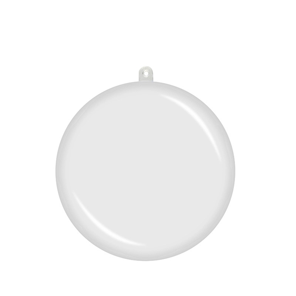 Holiday Ornament Transparent Plastic Round Ball - Image 3