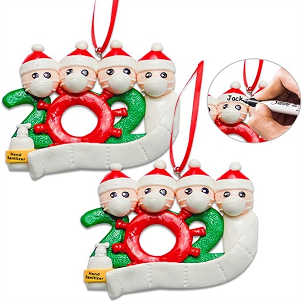 Christmas Santa Clause Ornament Famiy Ornament - Image 5