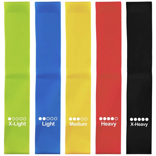 Yoga Resistance Bands with Pouch - Image 2