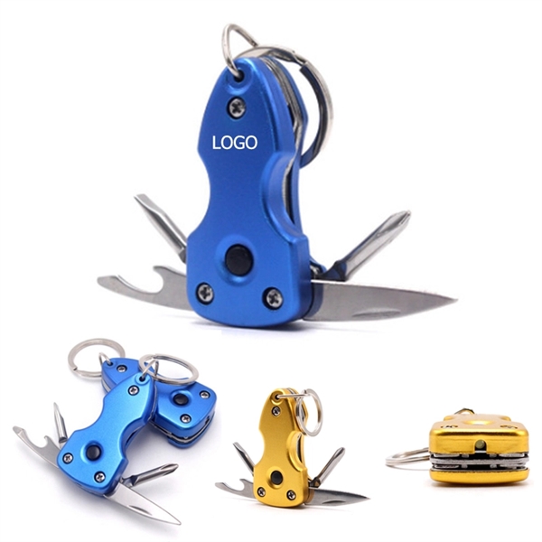 Multi-Functional Knife Portable Gift Knife Key Chain - Image 1
