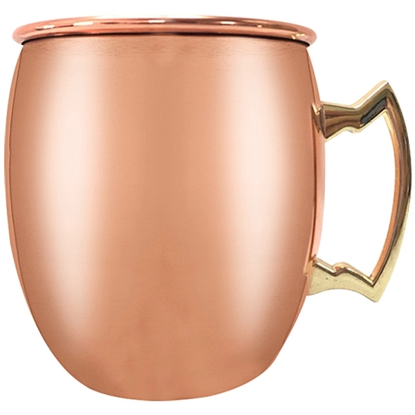 33 Oz. Copper Coated Stainless Steel Moscow Mule Cup - Image 2