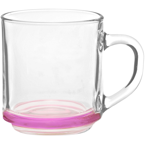 10 oz. All-purpose Glass Coffee Mugs w/ C-Handle grip Cups - Image 6
