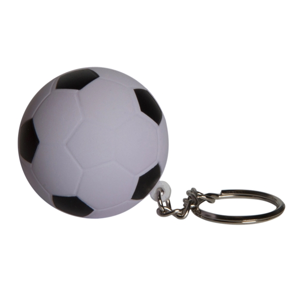 Squeezies® Soccer Ball Keyring Stress Reliever - Image 2