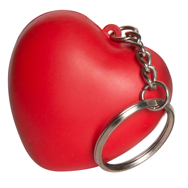 Squeezies® Heart Keyring Stress Reliever - Image 1
