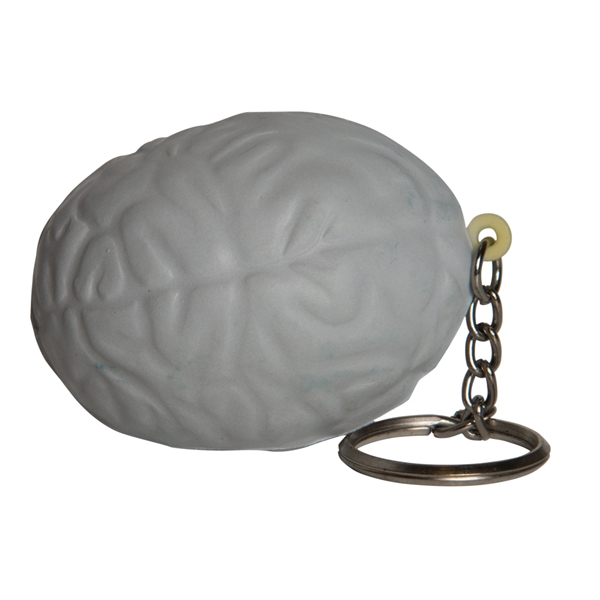 Squeezies® Brain Keyring Stress Reliever - Image 1
