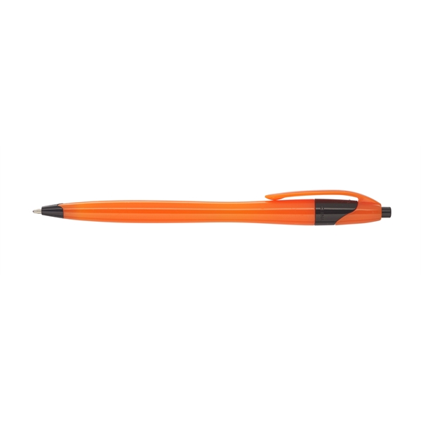 Two Tone Plastic Pens w/ Custom Imprint Click Action Pen - Image 7
